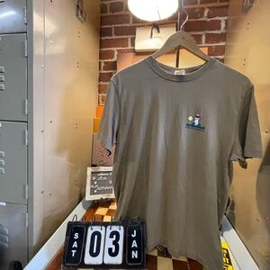 H&M Men’s 100% Cotton Brown / Tan Pacific Parks Graphic Tee-Shirt